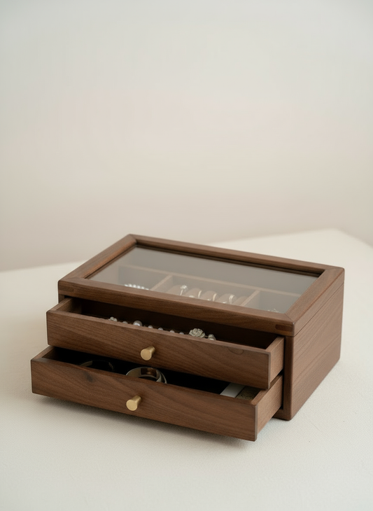 The Lila Wooden Jewellery Box